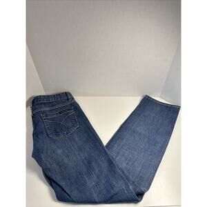 Calvin Klein Women's Size 6 Stretch Medium Wash Skinny Leg 5 Pocket Jeans